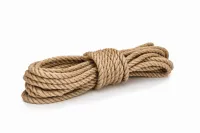 Канат джутовый ДТ тросовой свивки d.   6 мм в отрезках по 20 м