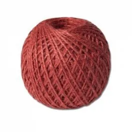 Шпагат джутовый ШД 1,2 ктекс П 2 пол. 2-ниточный в боб. по 150 м красный